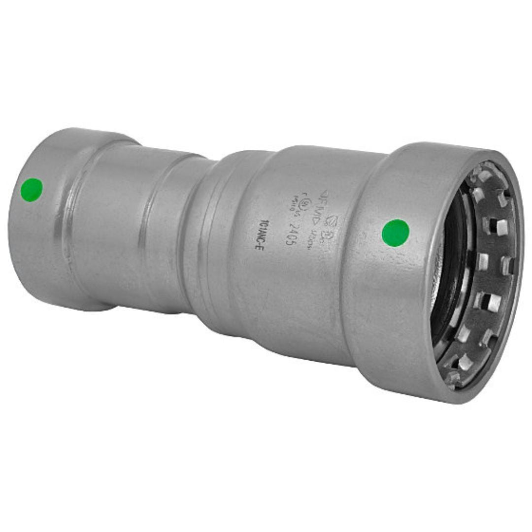 BMI 1 Inch X 1/2 Inch Carbon Steel Press Reducing Coupling - Carton of 5