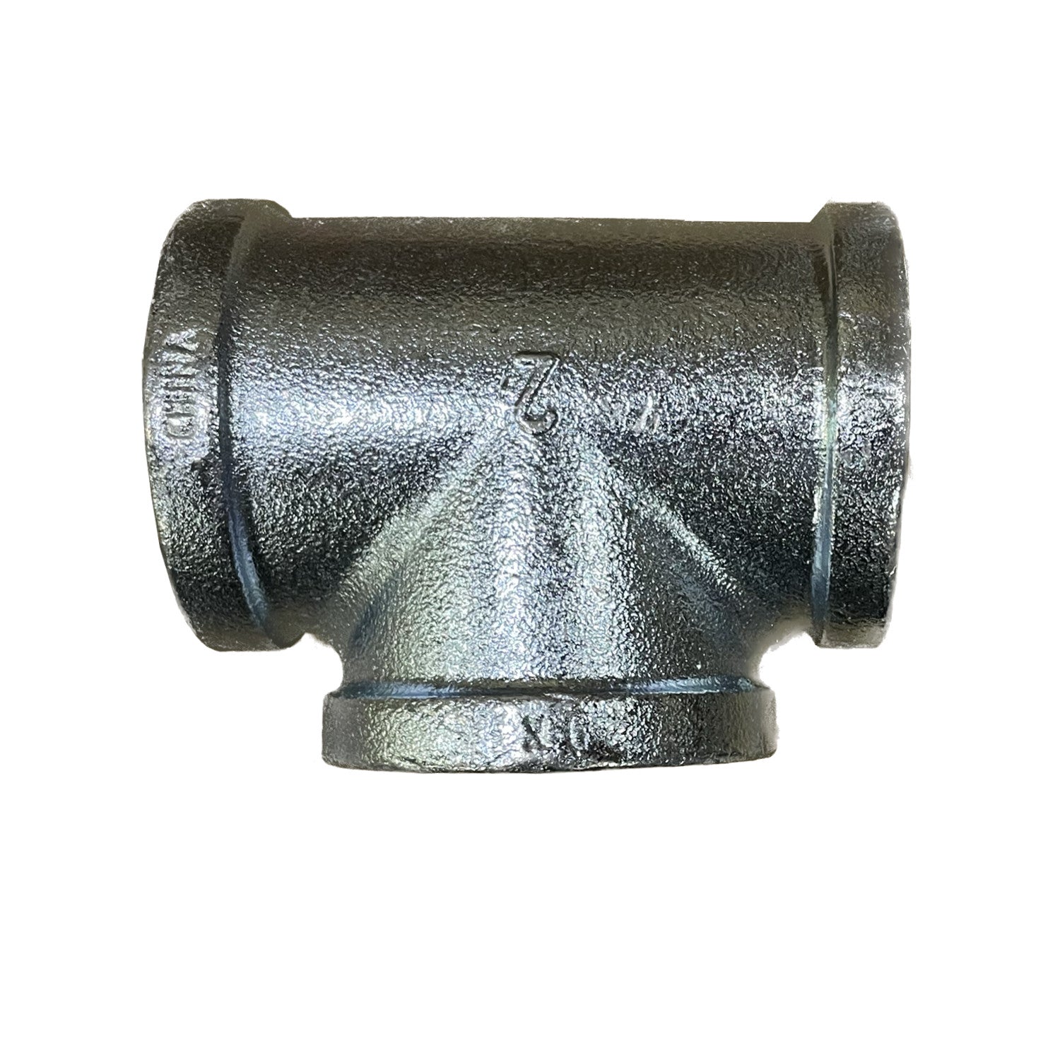 BMI 2 Inch NPT Galvanized Straight Tee, 150#, UL/FM