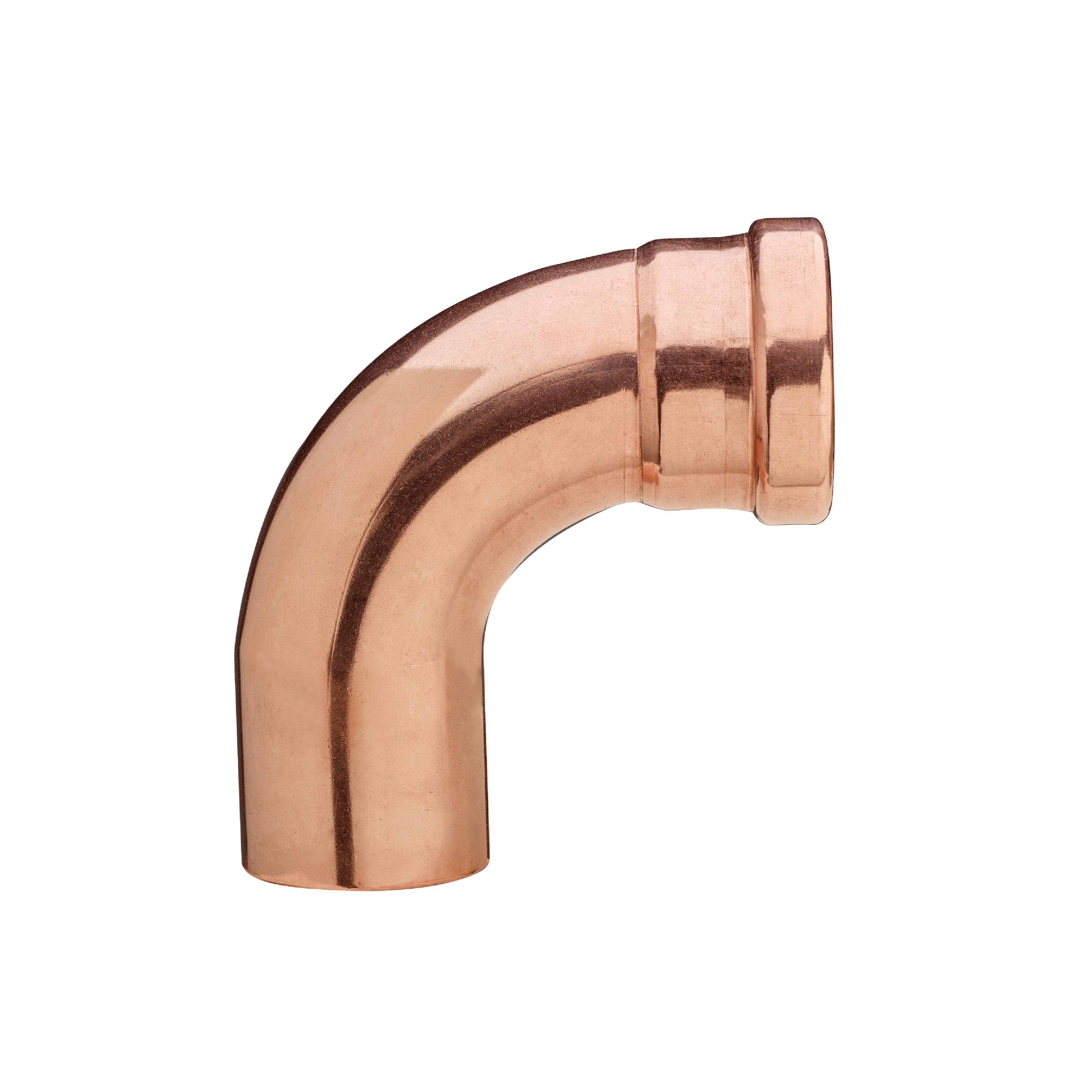 Bonomi 5V130018 - 4 Inch Copper Press 90 Degree Street Elbow