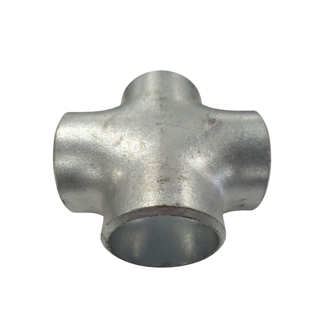 4 Inch Galvanized Cross - Weld