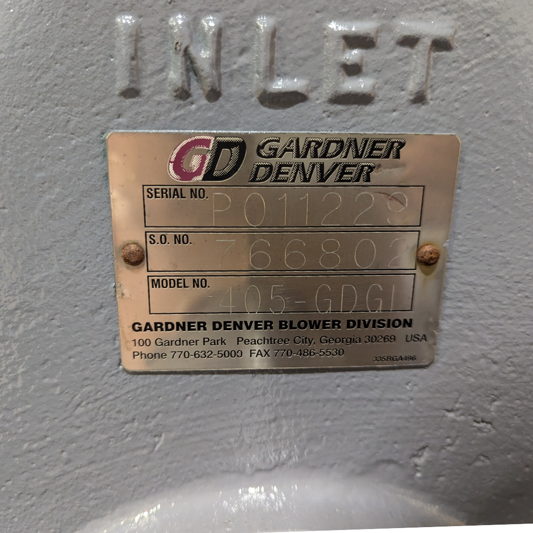 Refurbished Gardner-Denver Multi-Stage Centrifugal Blower Package