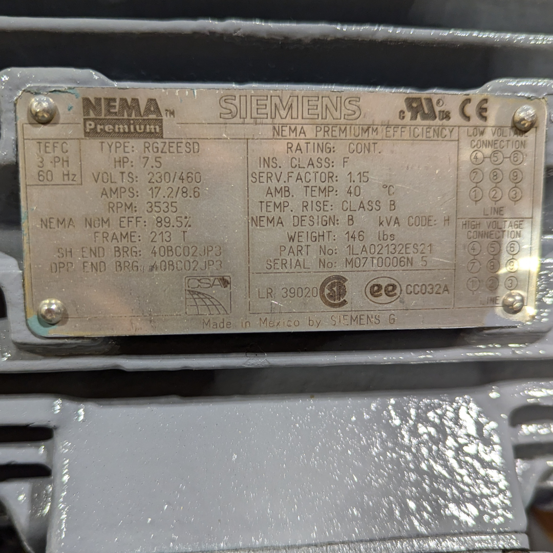 Refurbished Gardner-Denver Multi-Stage Centrifugal Blower Package