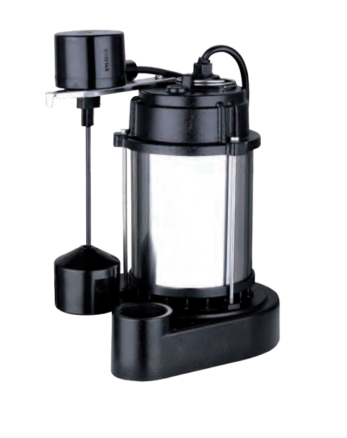 PRM 3/4 HP SS Submersible Sump Pump + SJE Vertical Switch, 115V, 1-Phase, 1-1/2in. NPT