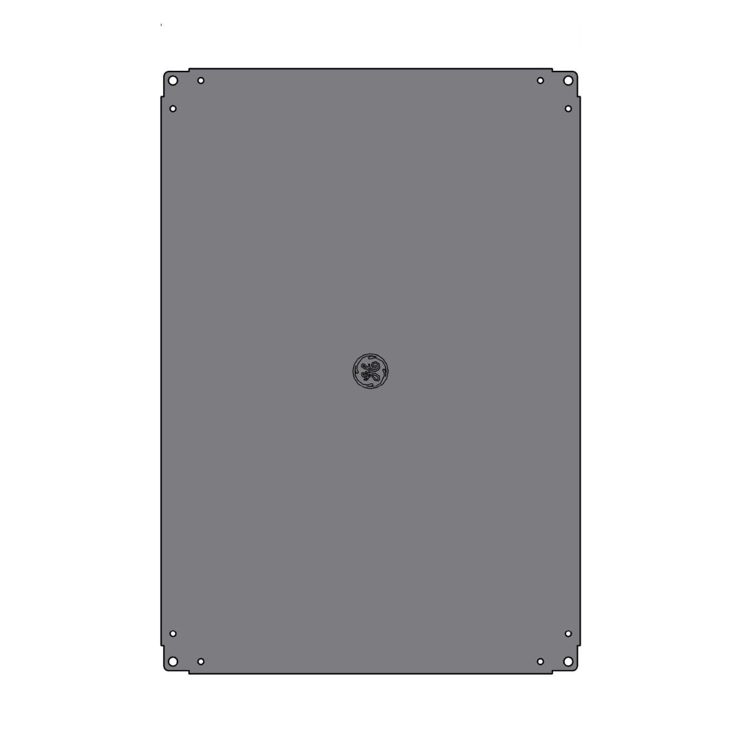 Tecnomatic Metal Mounting Panel For IPA-75 Control Panel Enclosure