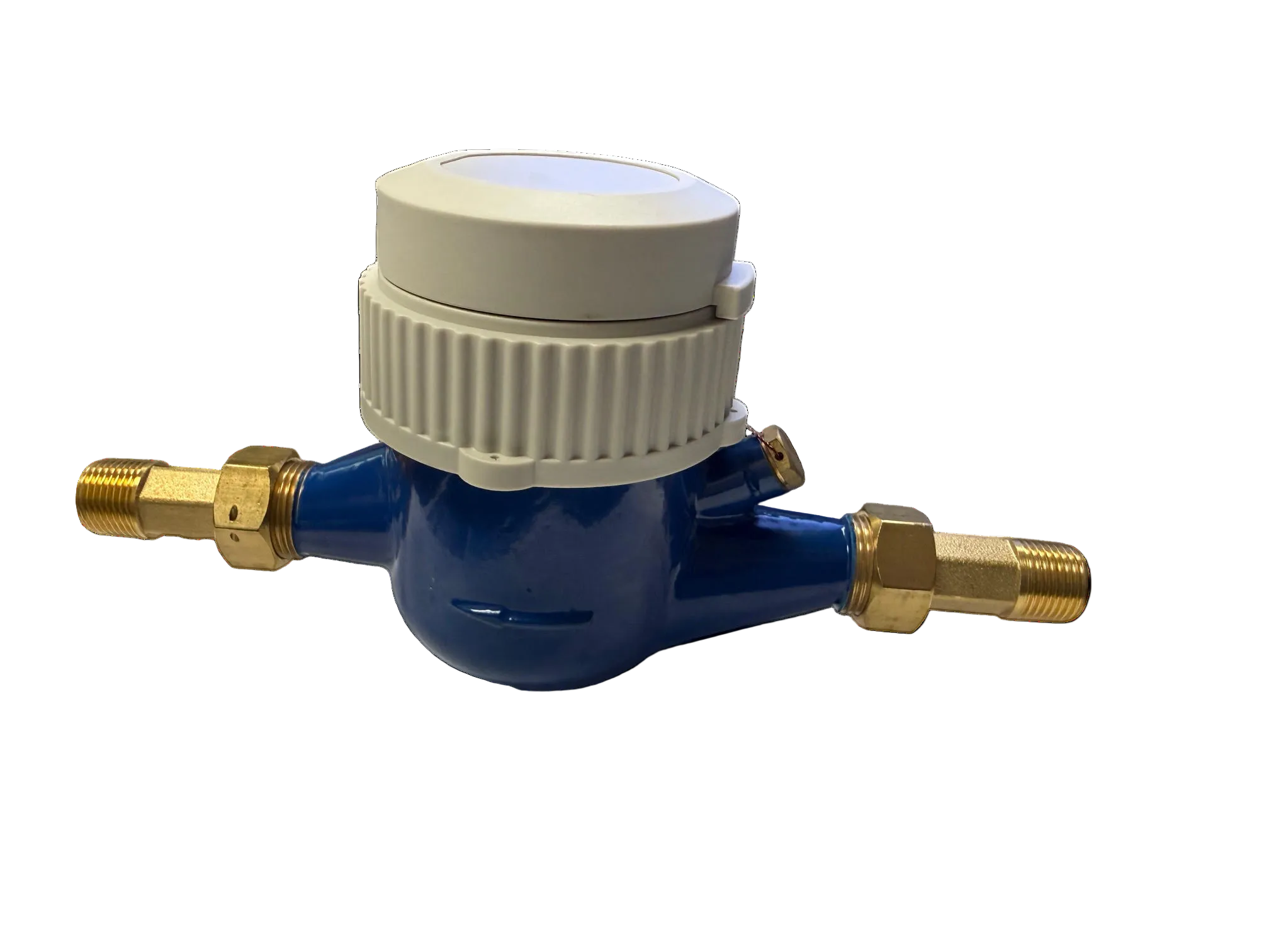 PRM 1/2 Inch Multi-Jet Brass Totalizing Water Meter