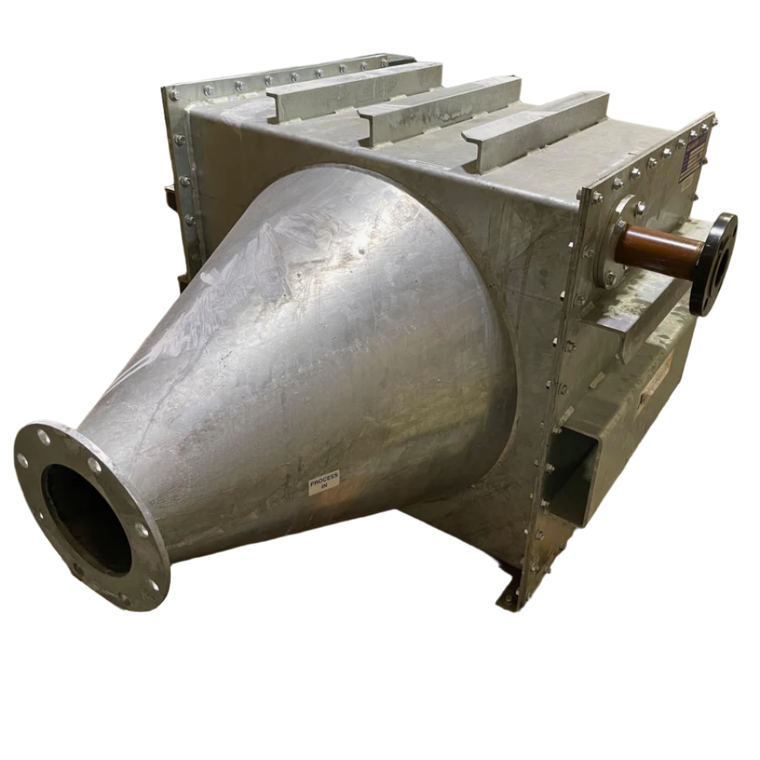 Xchanger C-200 Heat Exchanger, 6 Inch Flanged Inlet/Outlet, Right Hand Flow, Heresite Coating