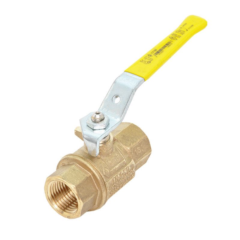 Bonomi 171N 4 Inch NPT Brass Full Port Ball Valve, Pack of 2