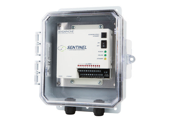 Sensaphone Sentinel (Ethernet Version) with Enclosure Front View