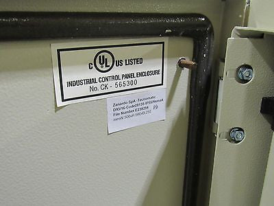 Tecnomatic Panel Enclosure, 20 X 20 X 8 with Dead Front and Back Plate, Powder Coated, 28135-PD