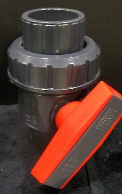 ERA SCH 80 PVC Single Union Ball Valve 2 Inch Socket X Slip