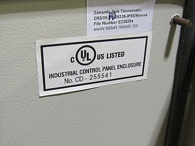 Tecnomatic Panel Enclosure, 40 X 32 X 12 with Dead Front and Back Plate, Powder Coated, 28220-PD