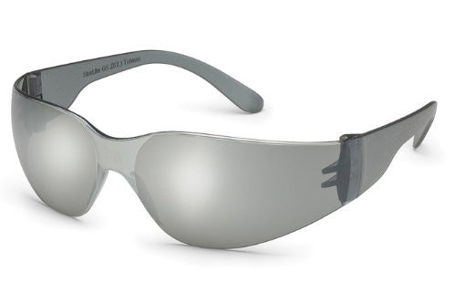 Gateway Safety Starlite 468M Safety Glasses, Silver Mirror Lens, Gray Temple, Lightweight