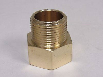 Brass Adapter - 3/4 Inch NPT Male X 3/4 Inch BSPP Female