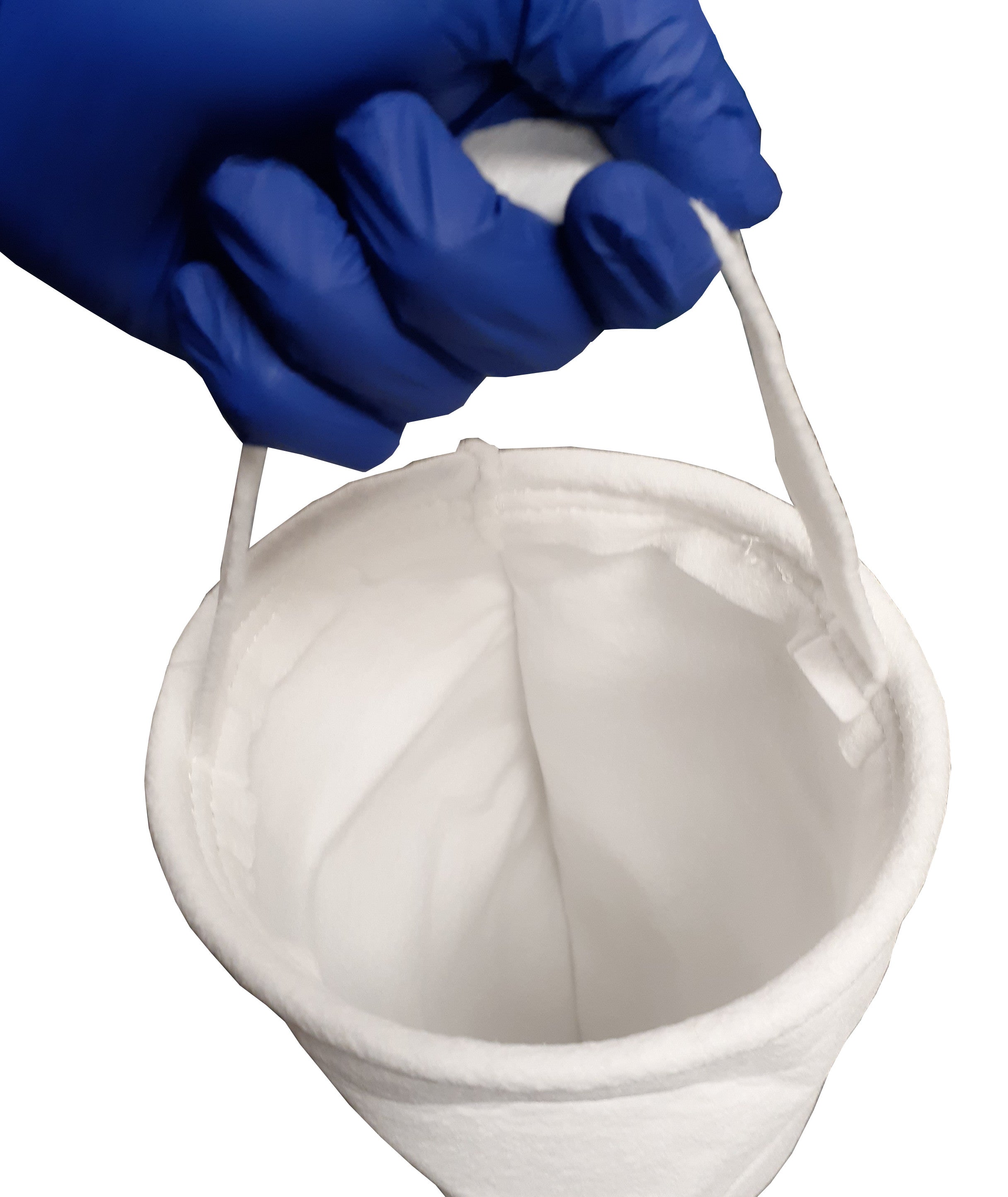 #1 Size 25 Micron Liquid Filter Bags, Polyester Felt, Stainless Steel Ring