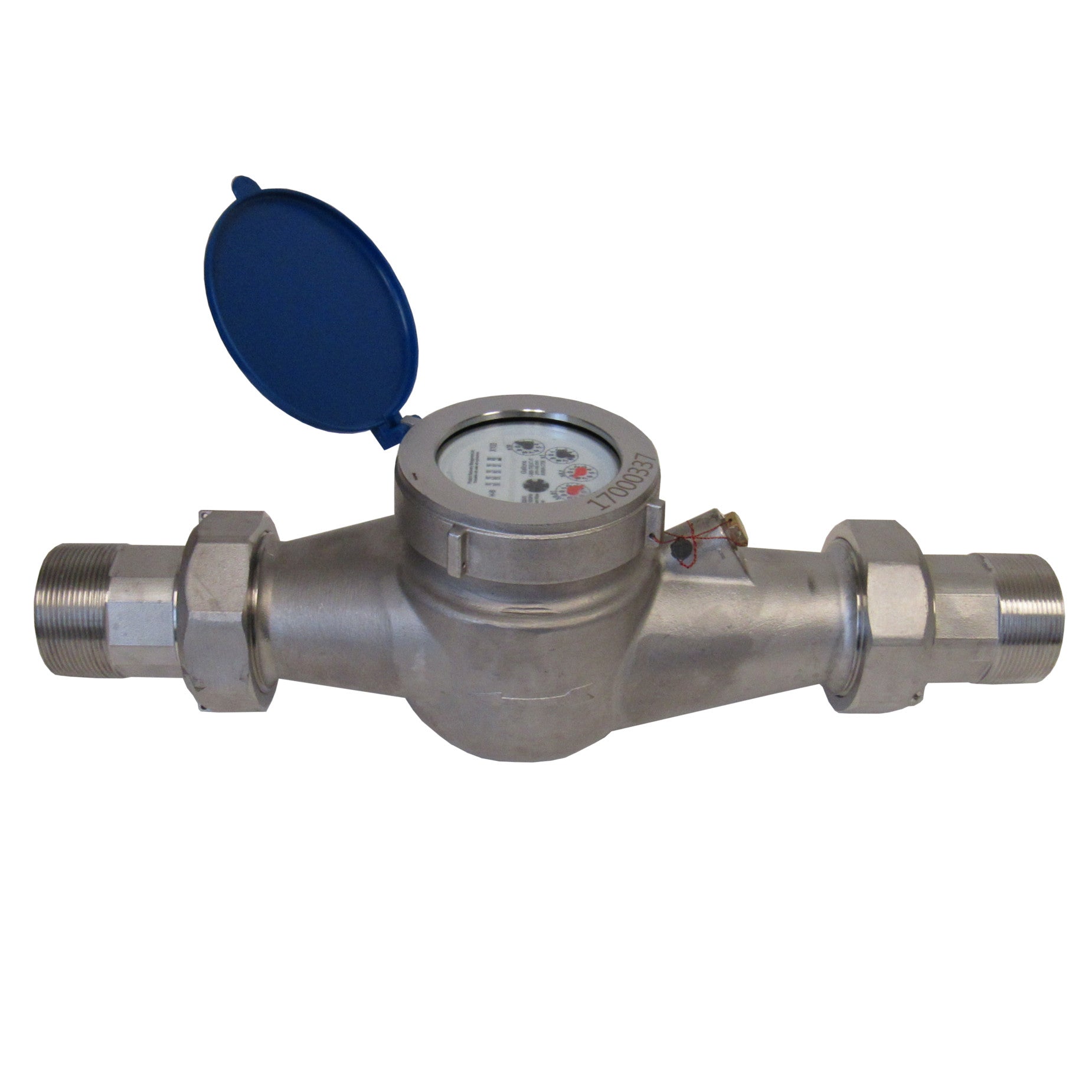 PRM 3/4 Inch NPT Stainless Steel Multi-Jet Totalizing Water Meter