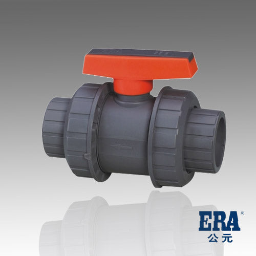 ERA Sch 80 PVC True Union Ball Valve, 1-1/4 Inch Socket Connect