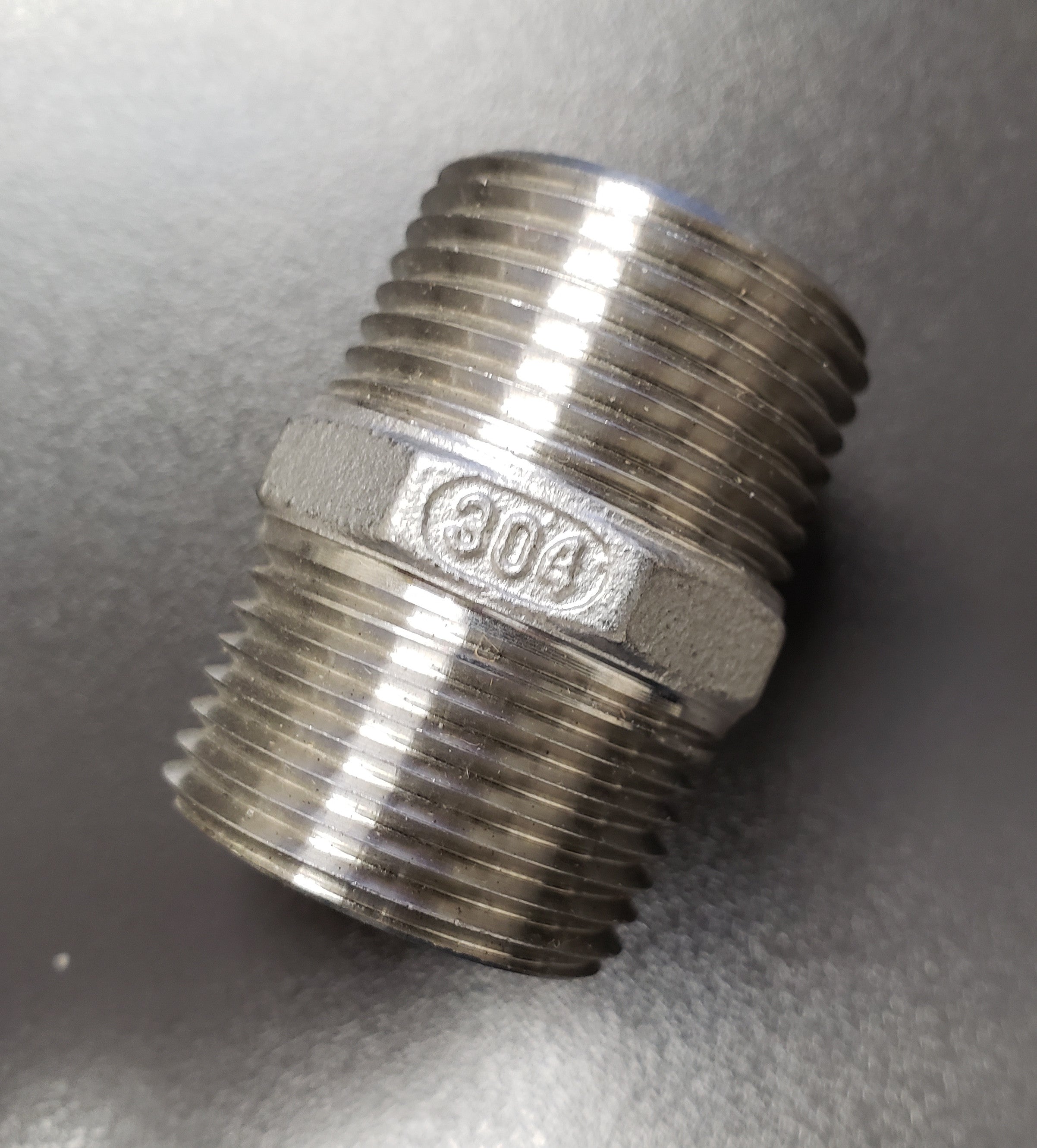 3/4 Inch 304 Stainless Steel Hex Nipple