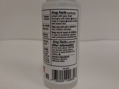 Liquid Hand Sanitizer, 2 oz. Spray, Pack of 4