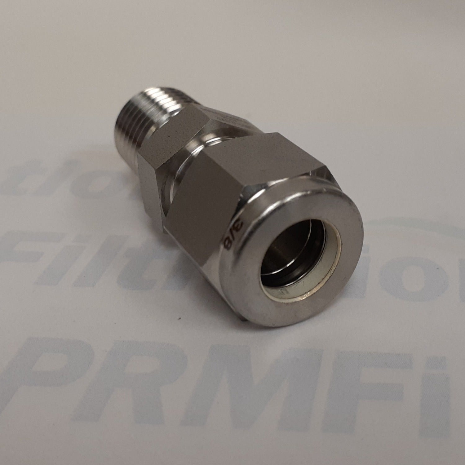 316 SS Compression Fitting, 3/8 Inch Tube X 1/4 Inch NPT Reducing Connector
