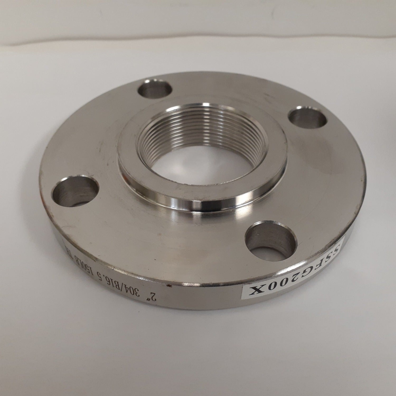 Stainless Steel Flange, 2 Inch NPT Thread, 304 SS, Class 150