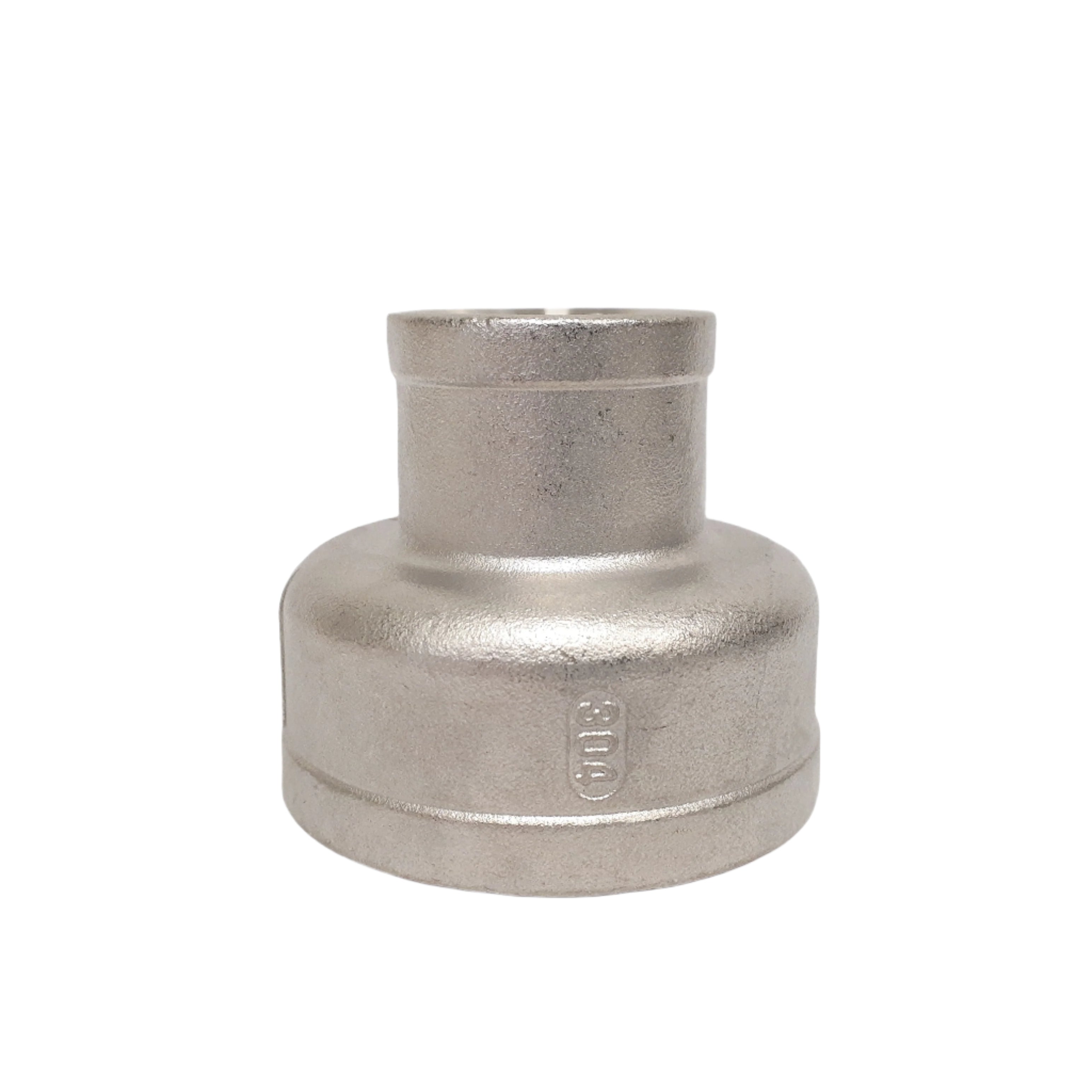 Stainless Steel 4 Inch X 2 Inch NPT Reducing Coupling, 304 SS, Class 150