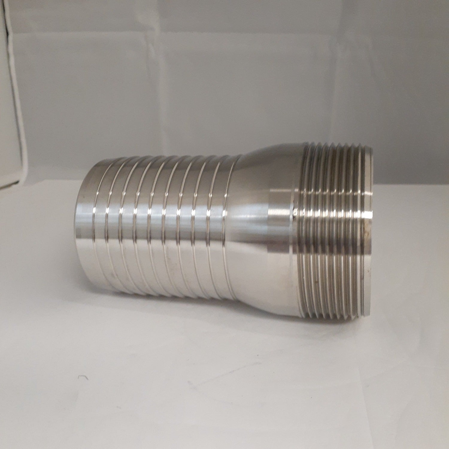 3 Inch 304 Stainless Steel King Combination (KC) Nipple (MNPT X Hose Barb)