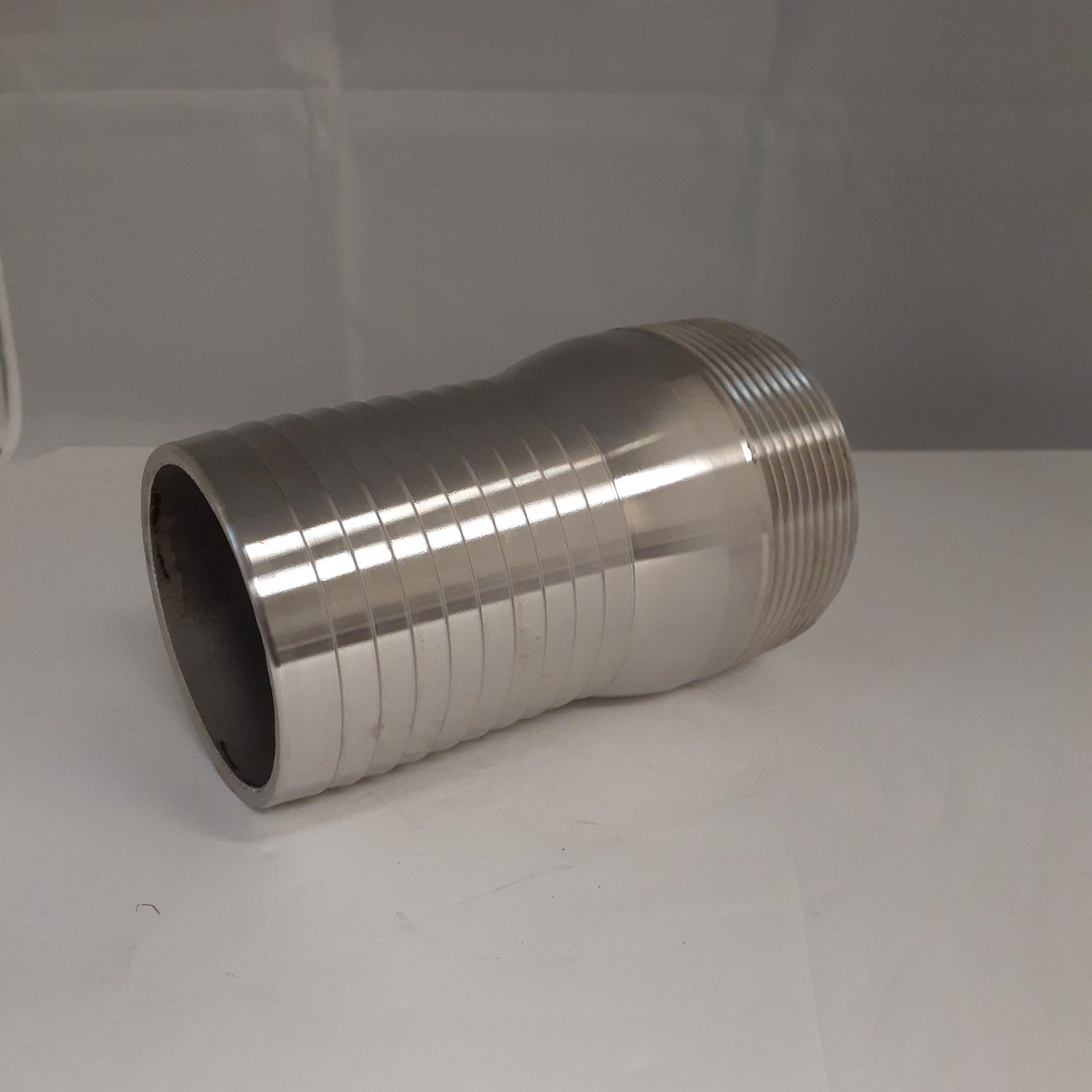 3 Inch 304 Stainless Steel King Combination (KC) Nipple (MNPT X Hose Barb)
