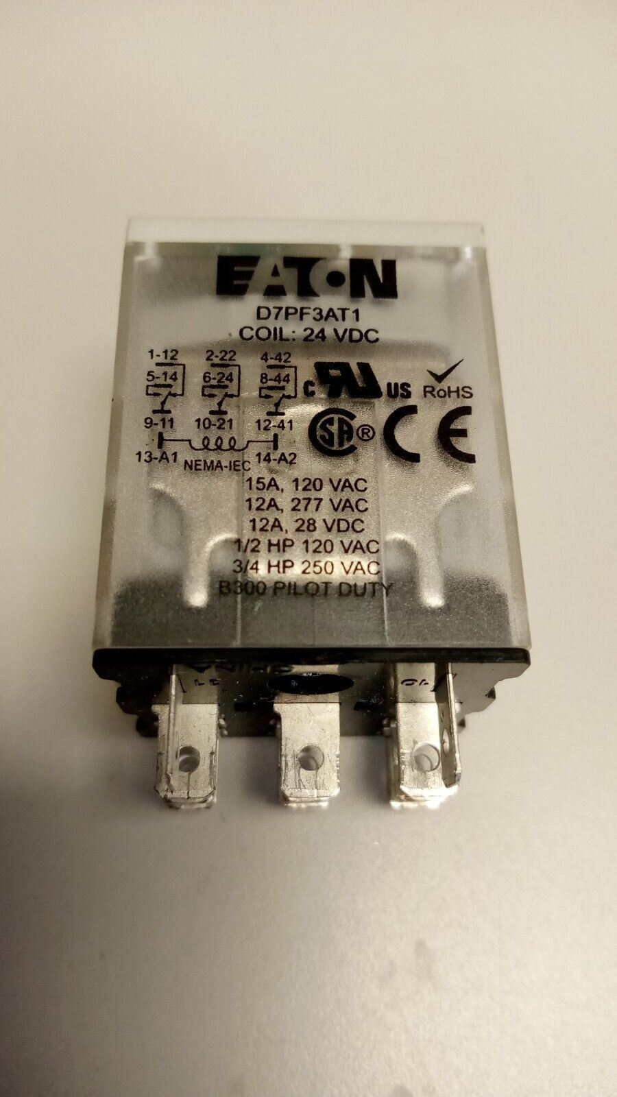 Eaton Ice Cube Relay D7PF3AT1