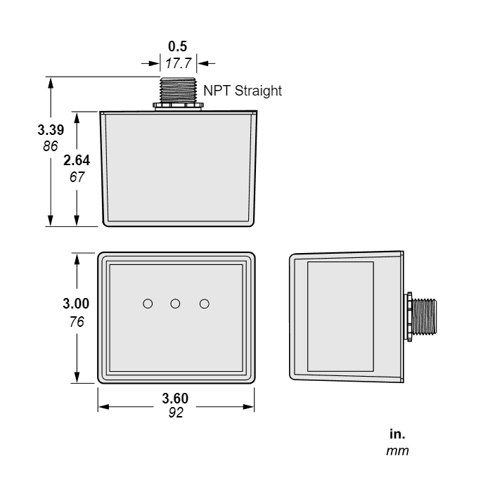 Square D SDSA4040D Surge protection device, Surgelogic, 40kA, 480 VAC delta, 3 phase, 3 wire, NEMA 4X