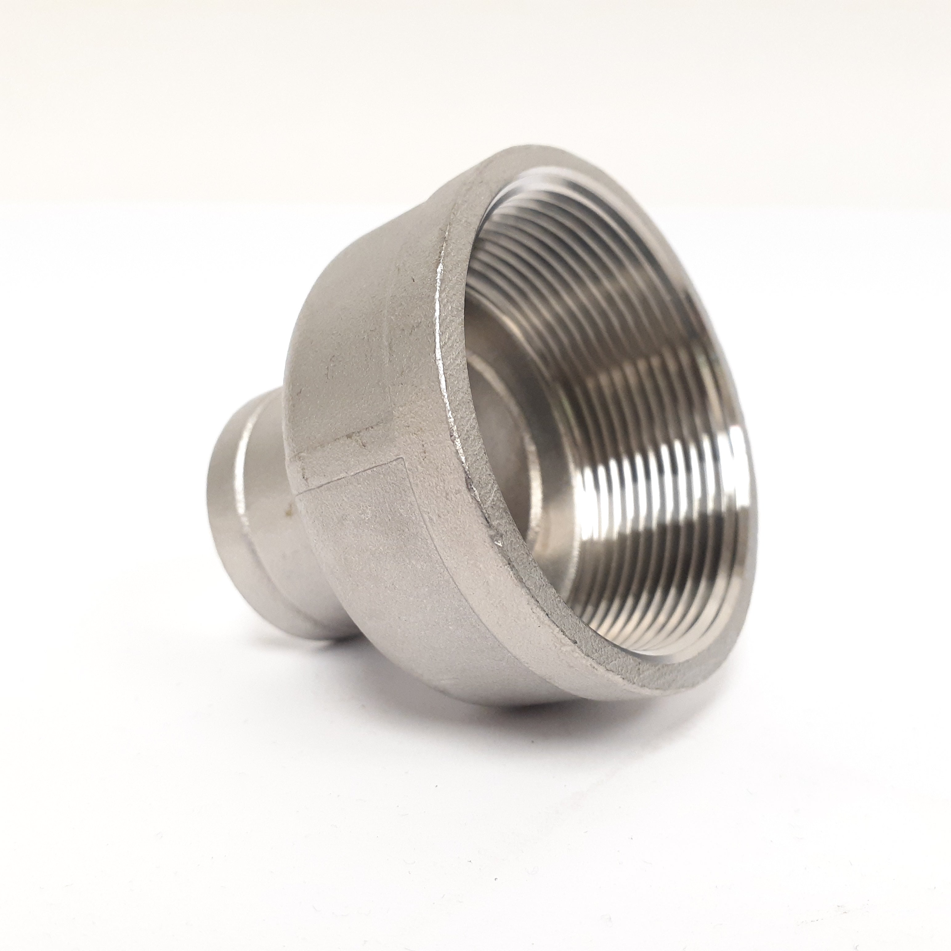 2" x 1" NPT Reducing Coupling (304 Stainless Steel) Class 150 Thread View