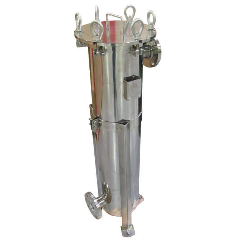 PRM #2 316 Stainless Steel Bag Filter Housing, 2 Inch Flange In/Side Outlet-150 psi