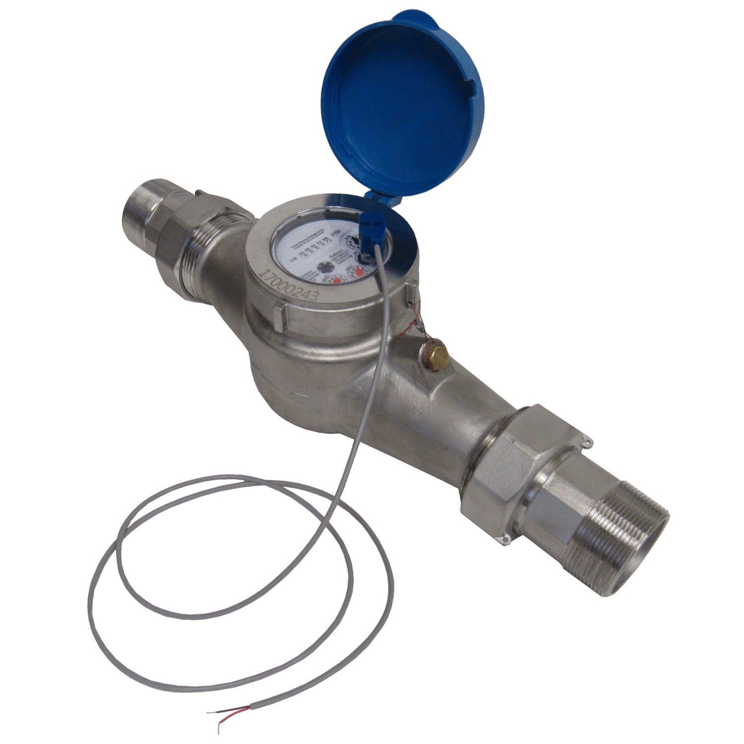 NSF 61 Certified 2 Inch NPT Stainless Steel Multi-Jet Totalizing Water Meter with Pulse Output