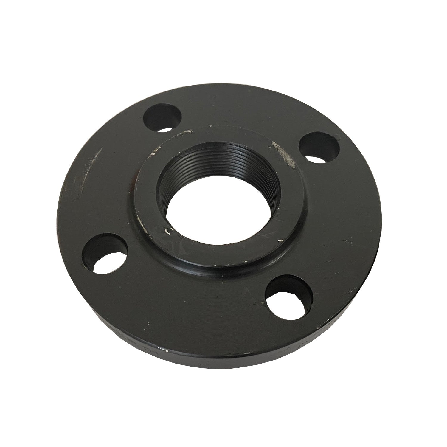 Carbon Steel Flange, 1-1/4 Inch NPT Thread Pipe Size, Raised Face, ANSI Class 150