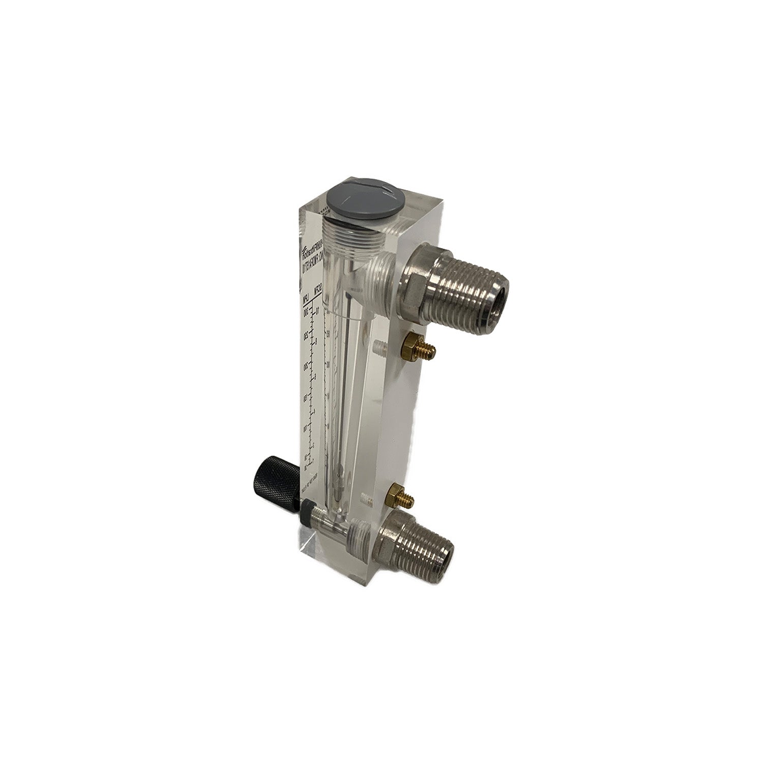 PRM FMDFA15T10 1-10 CFM Air Injection / Air Sparge Rotameter with Integrated Flow Valve