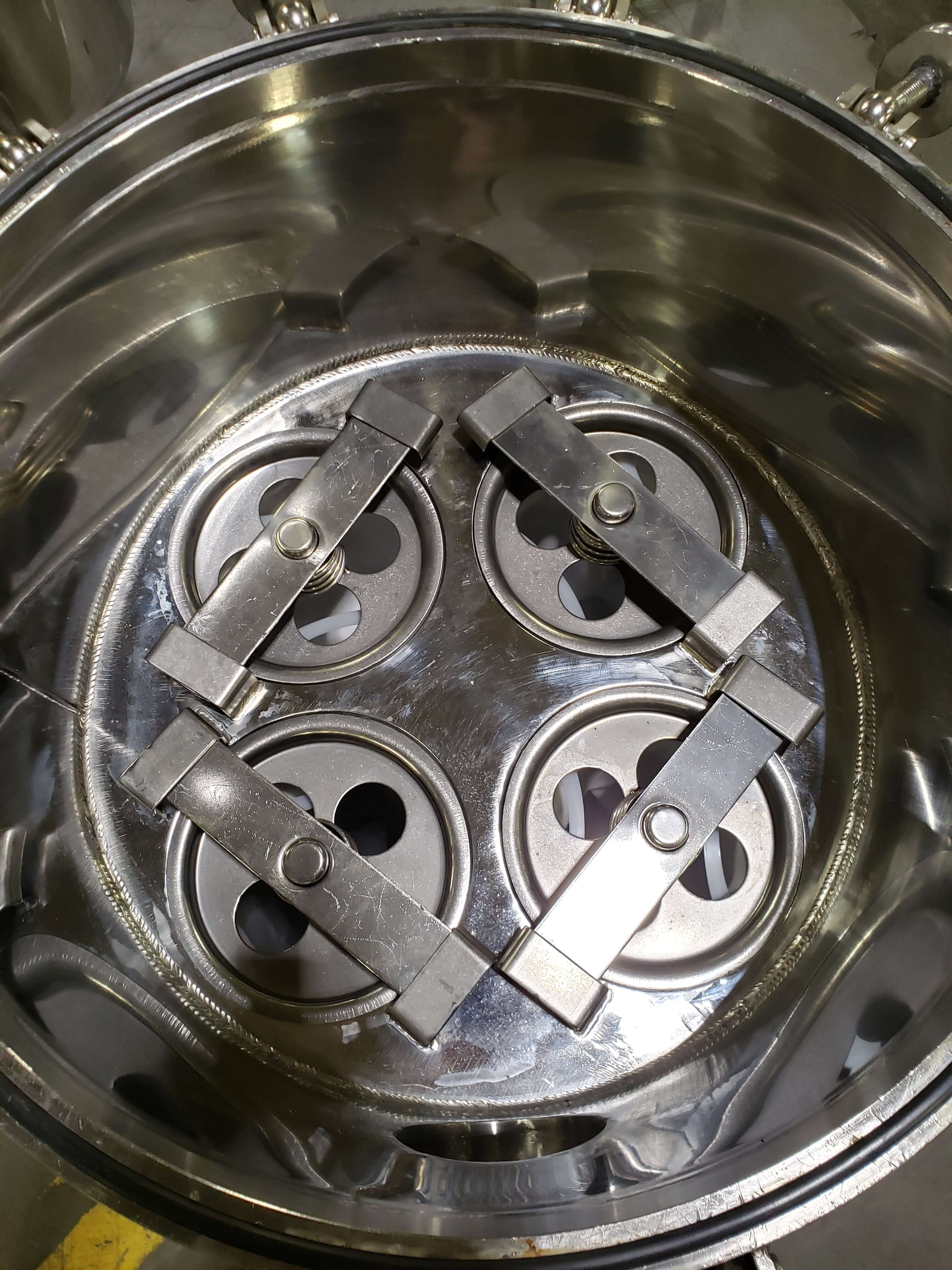 PRM #2 304 Stainless Steel 4 Bag Multi-Filter Housing, 4 Inch Flange In/Out-150 psi