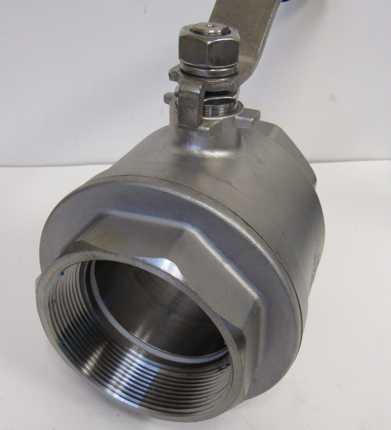 TJ Valve 2 Piece 304 Stainless Steel Full Port Valve, 4 Inch NPT