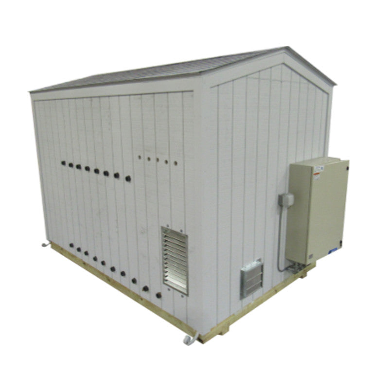 Pre-Engineered Air Sparge/SVE System, 8' x 12' Insulated Building