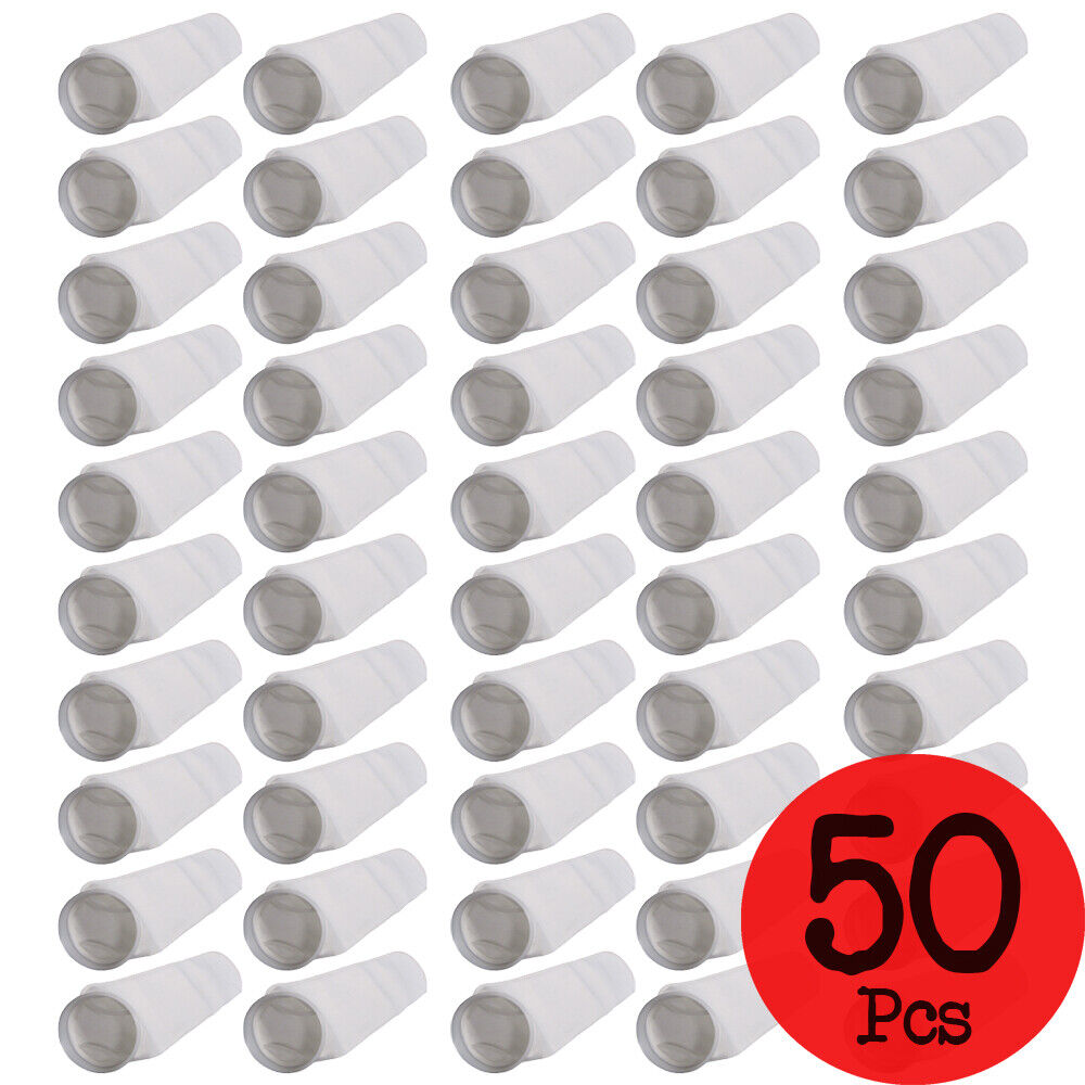 #2 Size 1 Micron Liquid Filter Bags, Polyester Felt, Polypropylene Ring