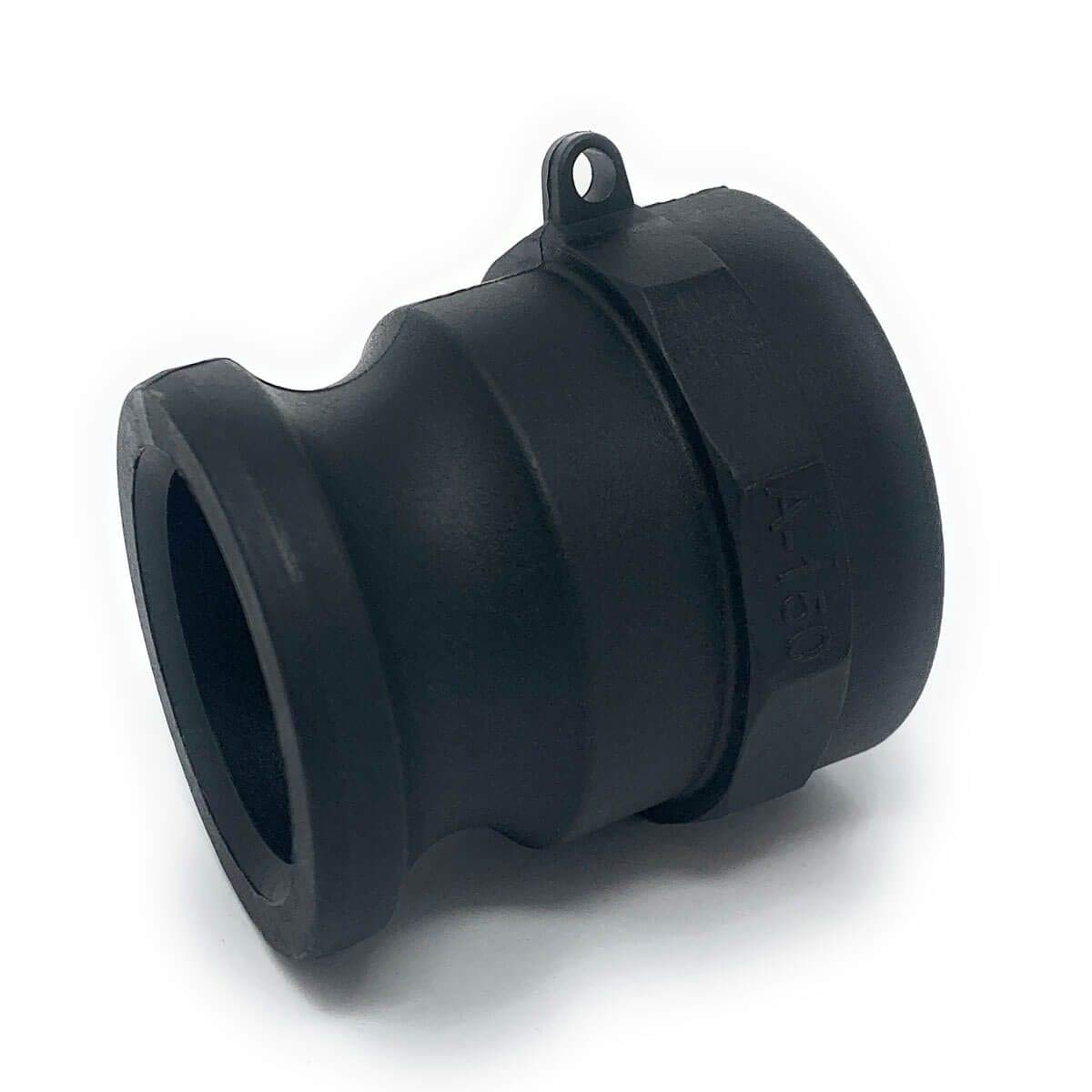 A150 Polypropylene Cam & Groove Fitting, 1-1/2 Inch Male Camlock Adapter X Female NPT Thread