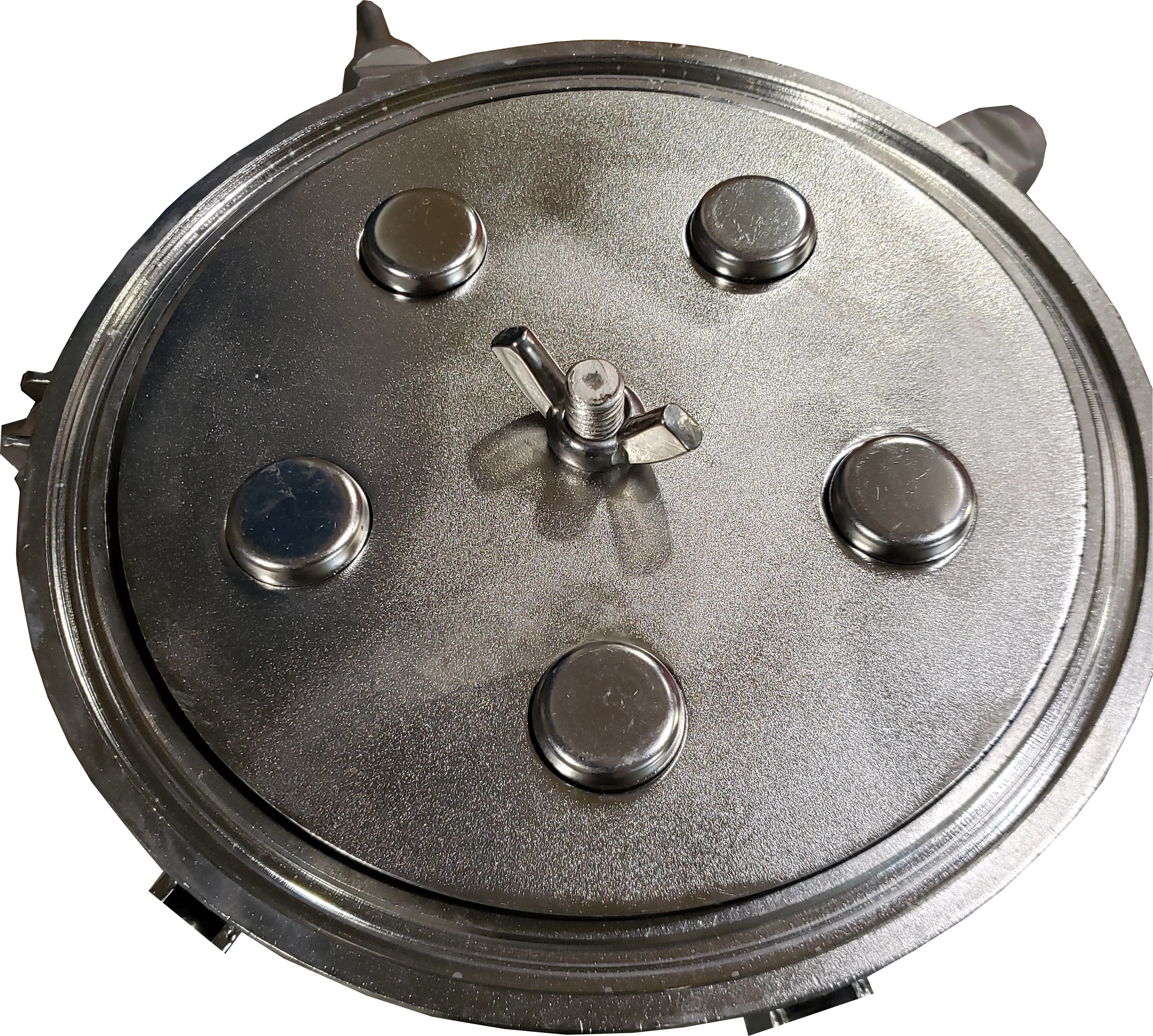 PRM 304 Stainless Steel 5 Cartridge Filter Housing, Uses 40" Cartridges, 2 Inch NPT In/Out