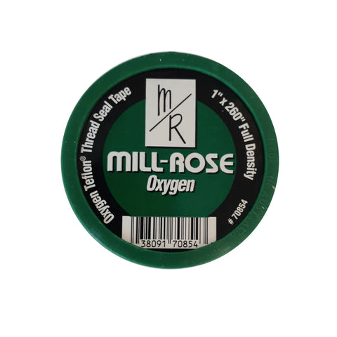 Mill-Rose 70854 Oxy-Clutch 1" x 260" Green Oxygen PTFE Thread Seal Tape