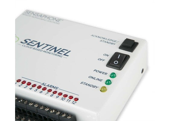 Sensaphone Sentinel (Ethernet Version) LEDs and Switches