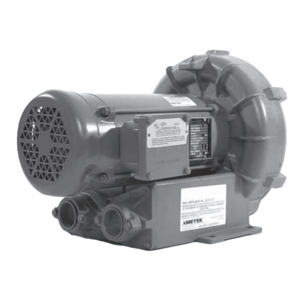 AMETEK Rotron EN656 3 HP Regenerative Blower with Explosion Proof Motor