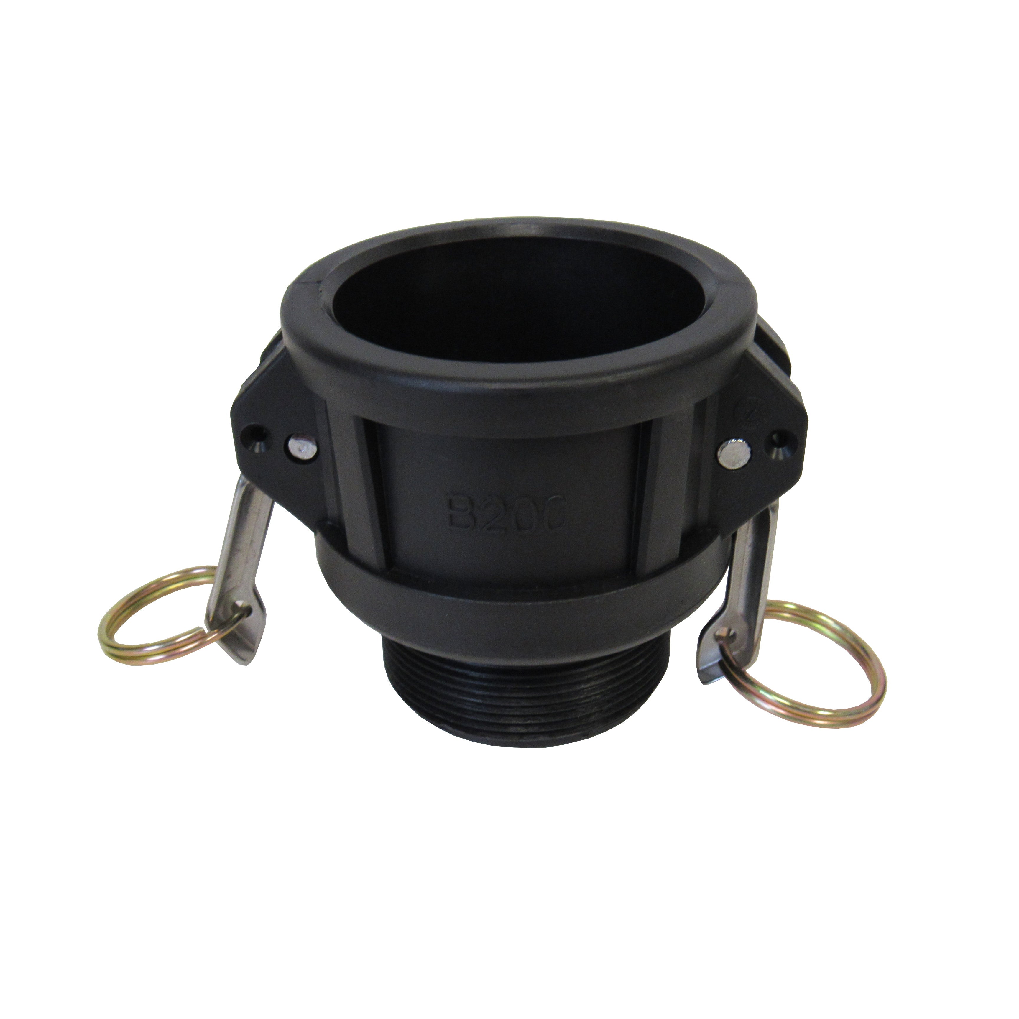 B150 Polypropylene Cam & Groove Fitting, 1-1/2 Inch Female Camlock Coupler X Male NPT Thread