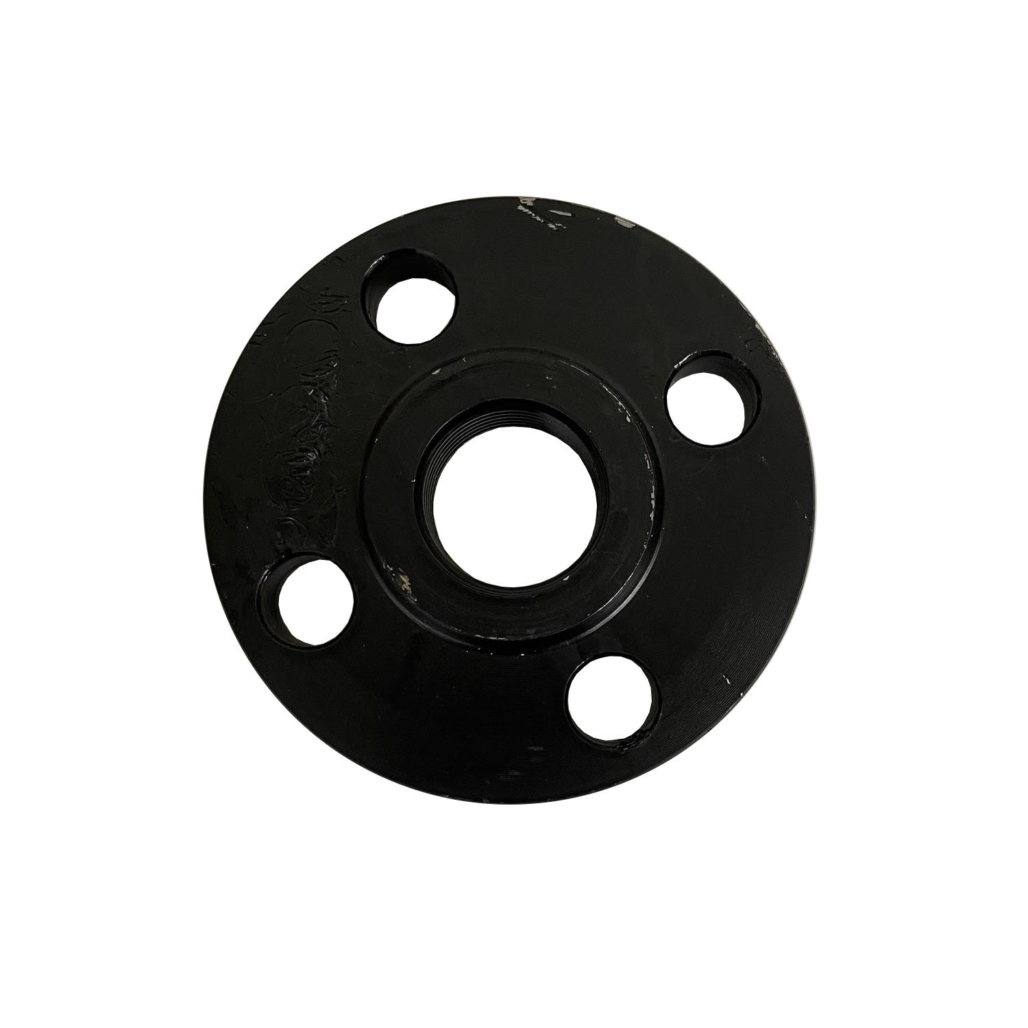 Carbon Steel Flange, 1-1/4 Inch NPT Thread Pipe Size, Raised Face, ANSI Class 150