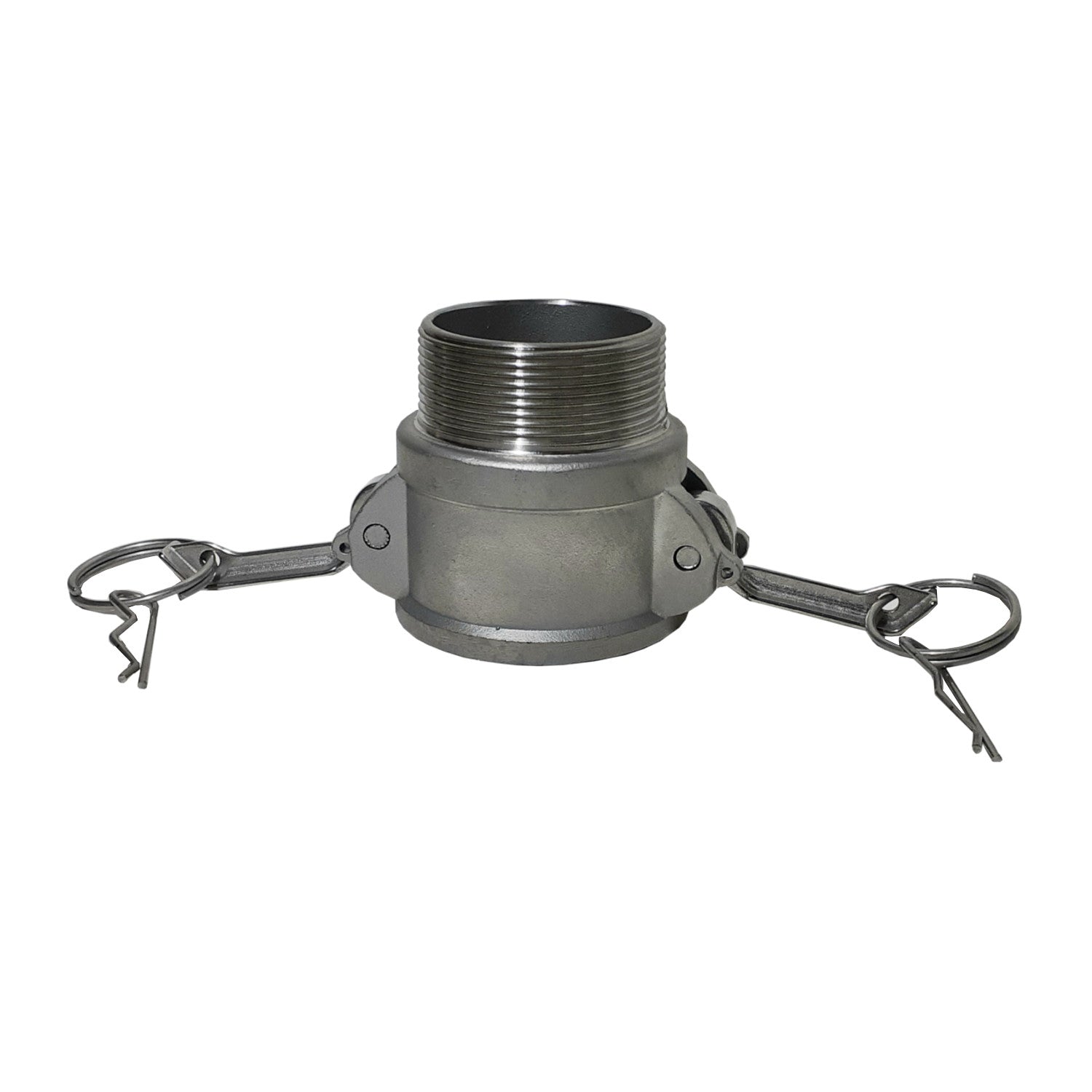 Stainless Steel Cam & Groove B100 Fitting, 1 Inch Female Camlock X Male NPT Thread