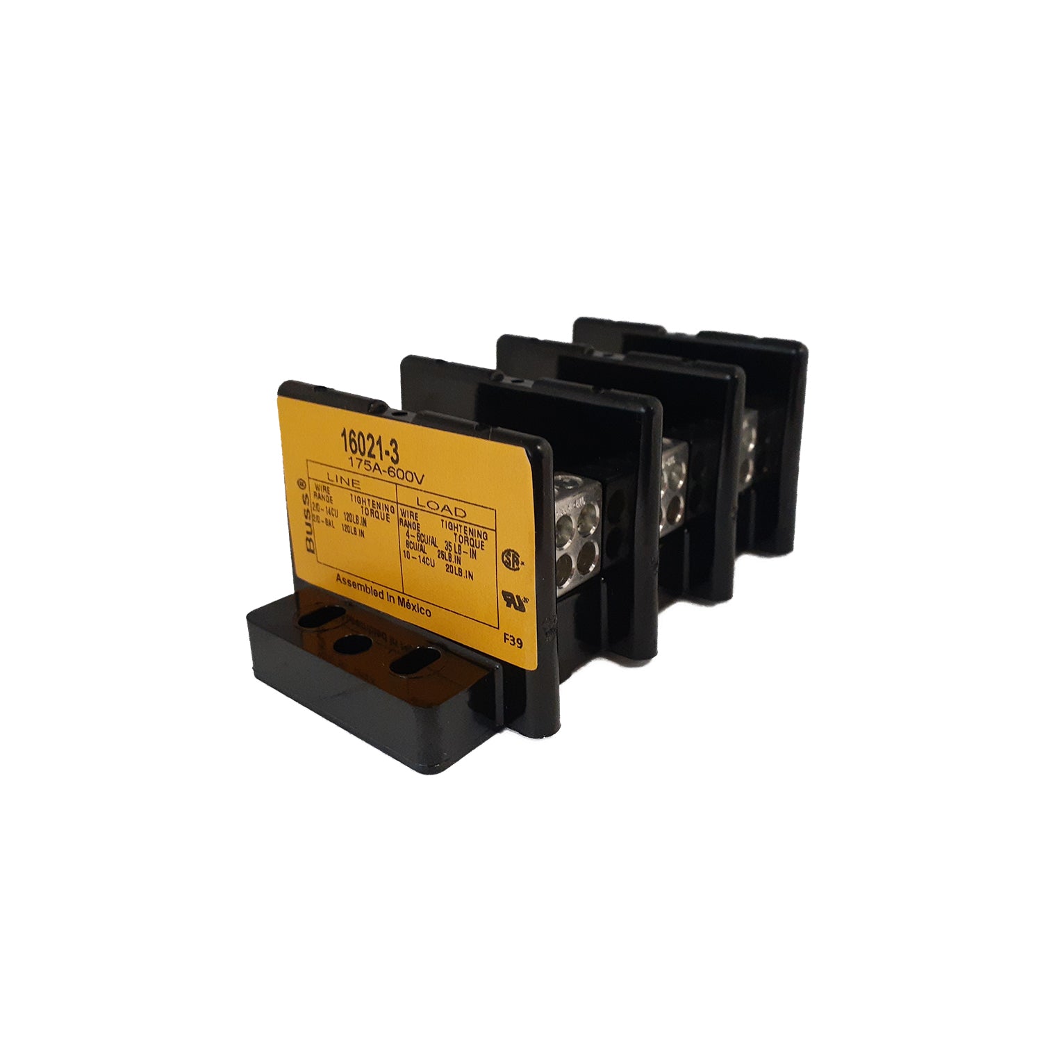 Bussmann 16021-3 Power Distribution Block