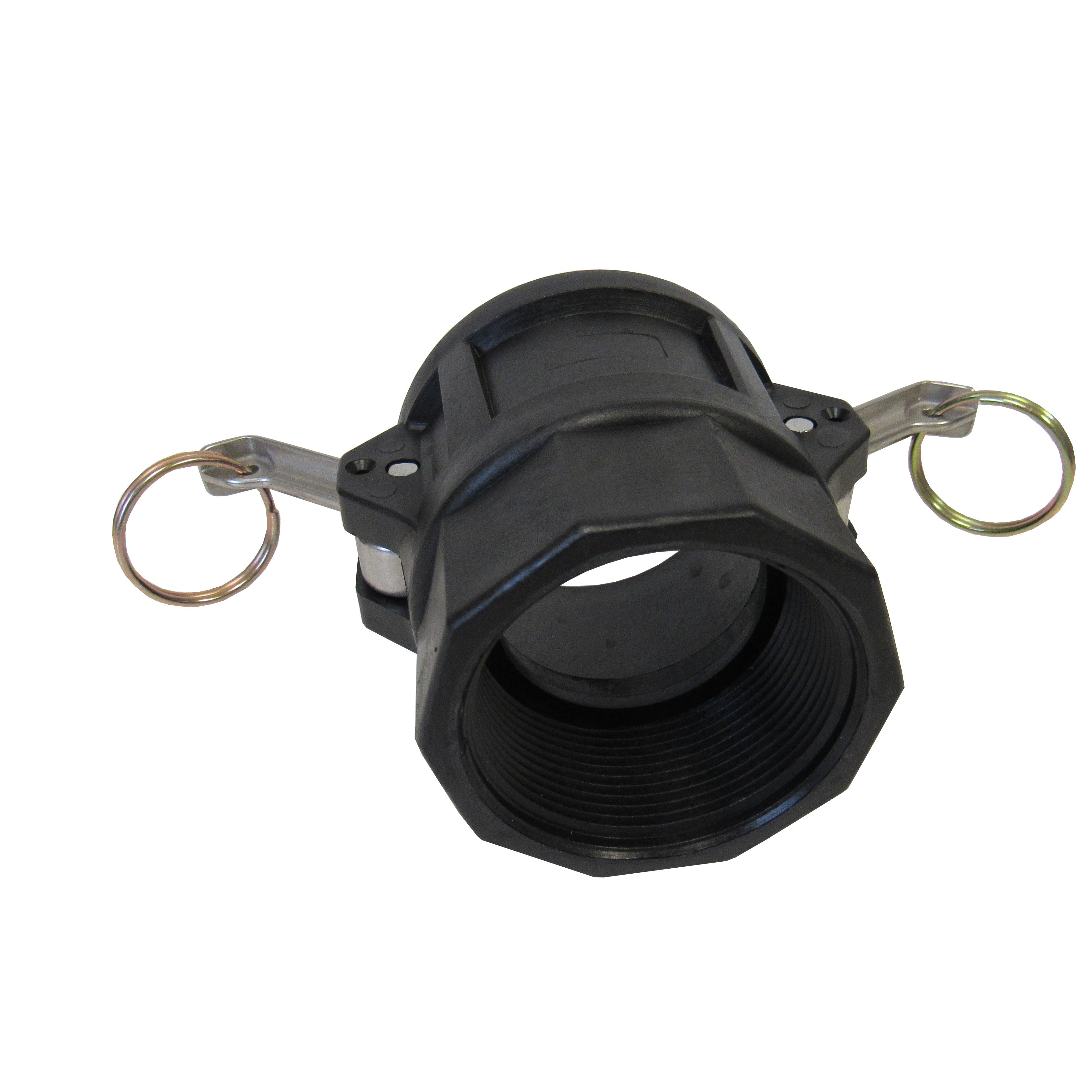 D150 Polypropylene Cam & Groove Fitting, 1-1/2 Inch Female Camlock X Female NPT Thread