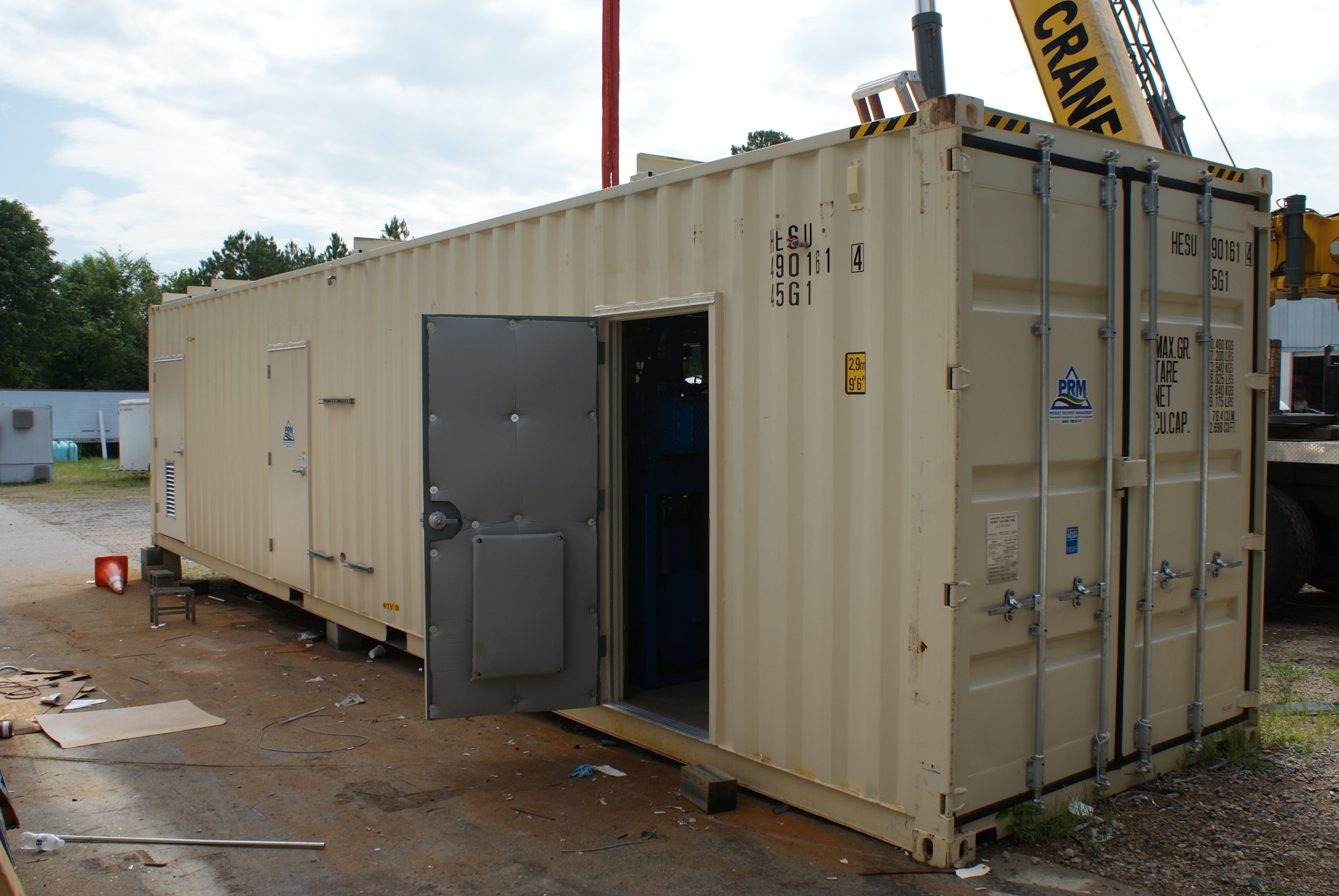 SVE System with Air Sparge, VP3000 Carbon Vessels, 750 CFM Chlorinated Catalytic Thermal Oxidizer