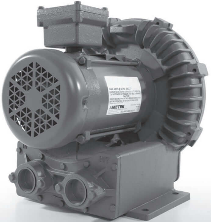 AMETEK Rotron EN513 Regenerative Blower, 1.5 HP